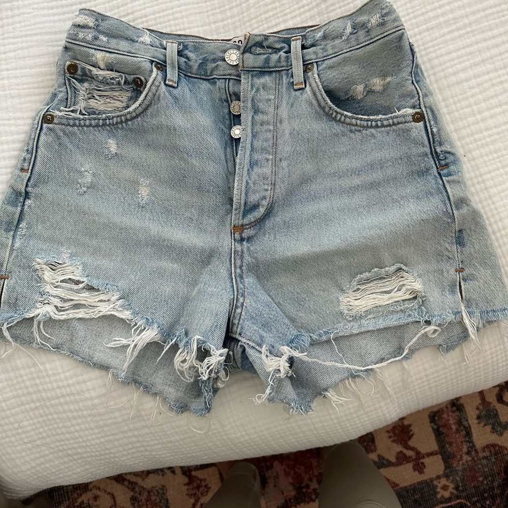 AGOLDE Denim Shorts Size 25